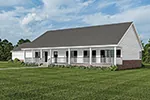 Acadian House Plan Front Photo 02 - Lansing Hill Country Home 055D-0651 - Shop House Plans and More