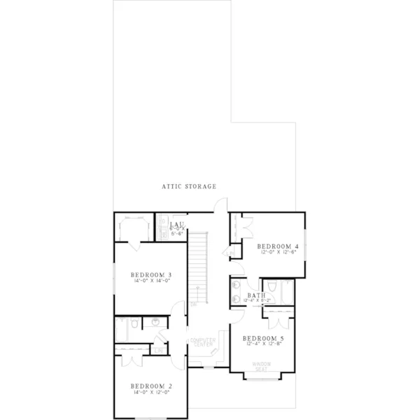 Farmhouse Plan Second Floor - Falco Luxury Farmhouse 055D-0654 - Search House Plans and More