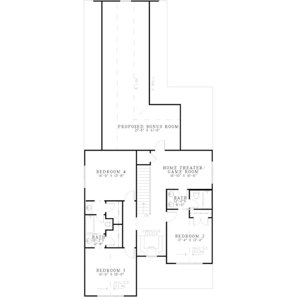 Farmhouse Plan Second Floor - Gastineau Victorian Country Home 055D-0655 - Search House Plans and More