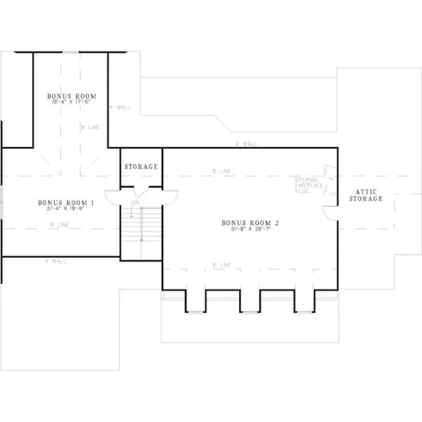 Acadian House Plan Bonus Room - Stonehart Country Home 055D-0675 - Shop House Plans and More