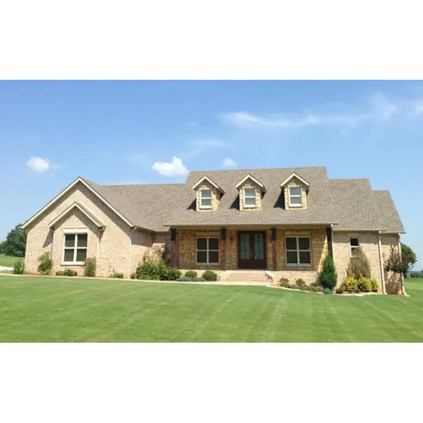 Classic Country Home With Triple Dormers And Porch