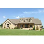 Classic Country Home With Triple Dormers And Porch