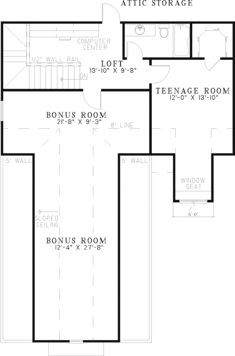Luxury House Plan Second Floor - Michelson Traditional Home 055D-0676 - Shop House Plans and More