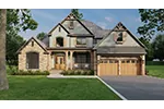 Shingle House Plan Front of Home - Tanner Trail Craftsman Home 055D-0680 - Shop House Plans and More