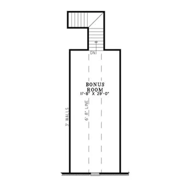 Ranch House Plan Bonus Room - Reynard Country Home 055D-0682 - Shop House Plans and More