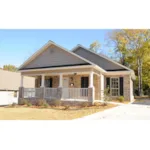 Wide Porch Outfits This Narrow Lot Ranch Home