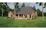 Tudor House Plan Rear Photo 02 - Eathan Rustic Log Home 055D-0687 - Search House Plans and More