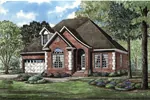 Traditional House Plan Front Image - Inglenook Hill Traditional Home 055D-0736 - Search House Plans and More