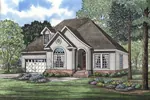 Country Style Home With Inviting Arch Entrance