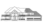 Traditional House Plan Front Elevation - Keaton Plantation Luxury Home 055D-0745 - Search House Plans and More