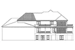 Plantation House Plan Rear Elevation - Keaton Plantation Luxury Home 055D-0745 - Search House Plans and More
