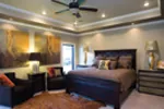 Traditional House Plan Master Bedroom Photo 01 - Luxury One-Story House | Traditional Ranch House
