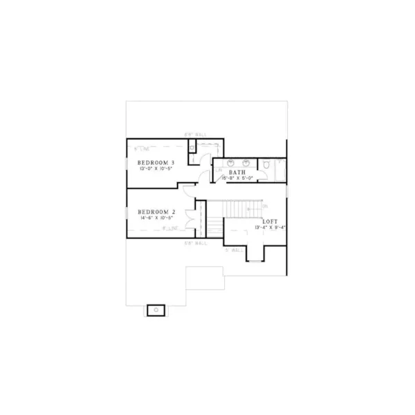 Country House Plan Second Floor - Hawks Hollow Ranch Home 055D-0749 - Search House Plans and More