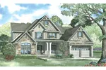 Shingle House Plan Front Image - Laverty Country Farmhouse 055D-0752 - Shop House Plans and More
