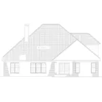 Traditional House Plan Rear Elevation - Mauricio Two-Story Home 055D-0756 - Shop House Plans and More