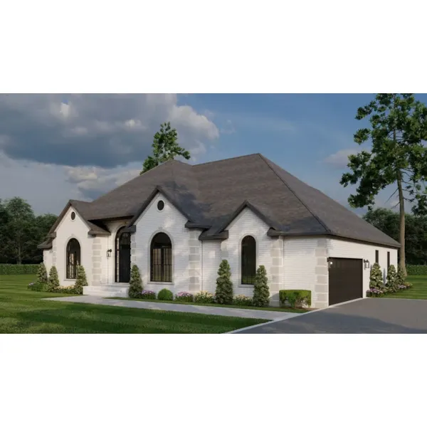 Ranch House Plan Front Photo 10 - Bonaventure Place Ranch Home 055D-0774 - Search House Plans and More