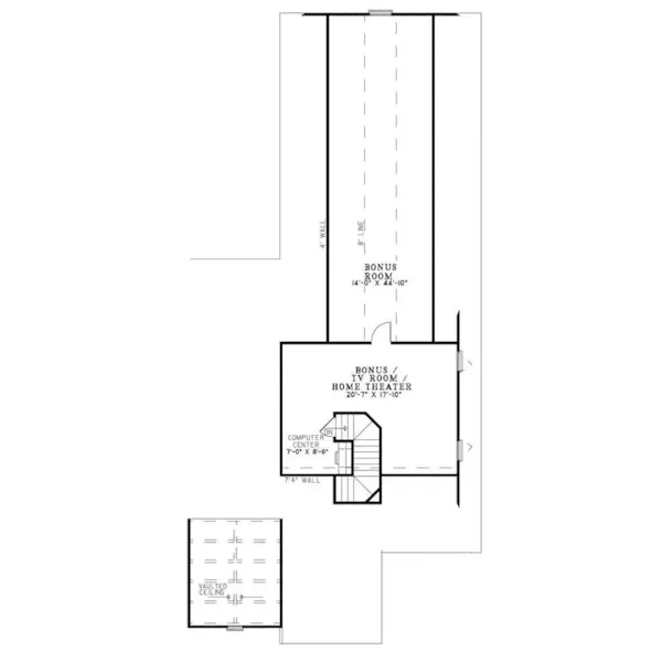 European House Plan Second Floor - Bedford Falls European Home 055D-0787 - Search House Plans and More