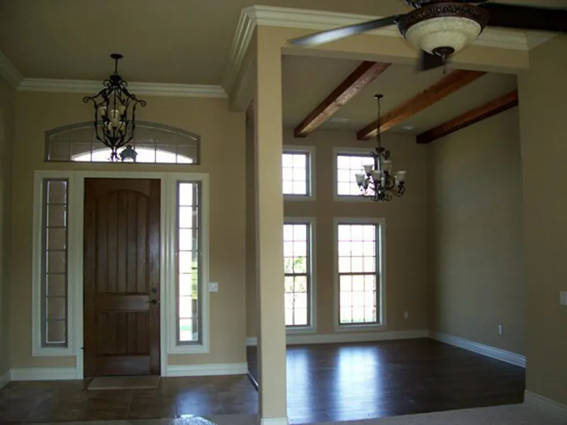 Spanish House Plan Foyer Photo - Seawood Sunbelt Ranch Home 055D-0790 - Shop House Plans and More