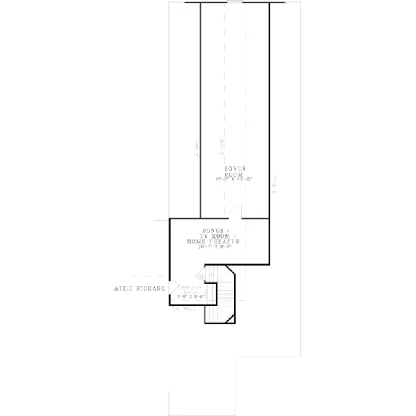 Country House Plan Second Floor - Sutcliffe Traditional Home 055D-0792 - Shop House Plans and More