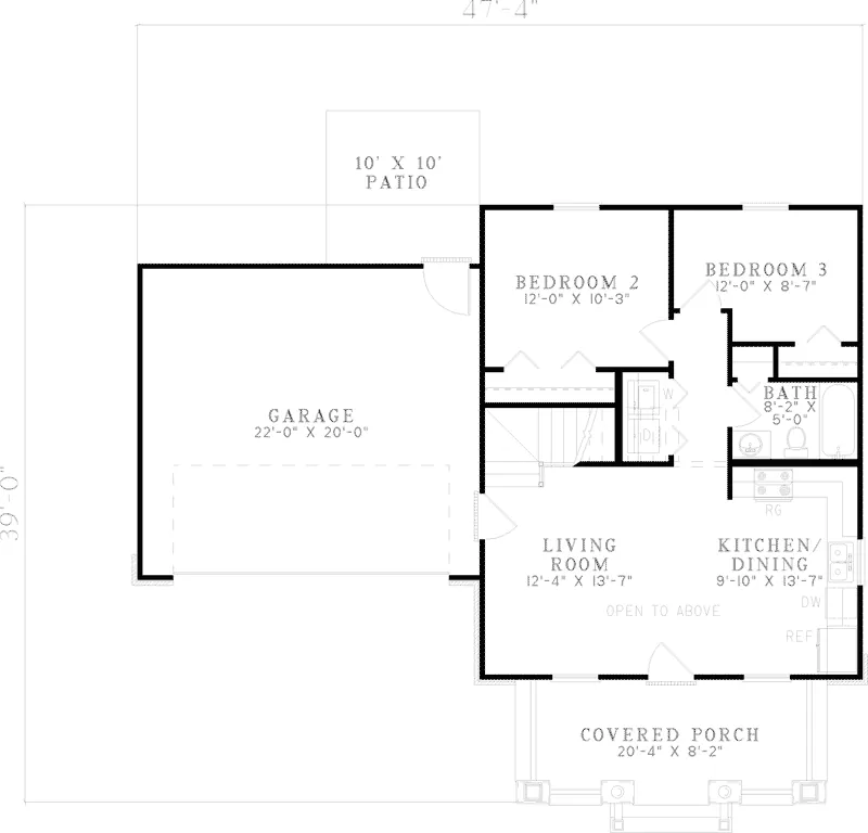 Country House Plan First Floor - Leventhal Country Home 055D-0809 - Shop House Plans and More