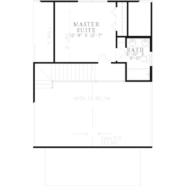 Traditional House Plan Second Floor - Leventhal Country Home 055D-0809 - Shop House Plans and More