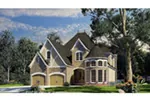 European House Plan Front Photo 01 - Bergamo Manor Luxury Home 055D-0817 - Search House Plans and More