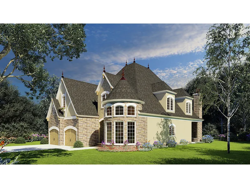 European House Plan Front Photo 03 - Bergamo Manor Luxury Home 055D-0817 - Search House Plans and More