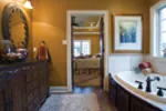 European House Plan Master Bathroom Photo 01 - Bergamo Manor Luxury Home 055D-0817 - Search House Plans and More