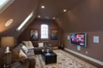 European House Plan Media Room Photo 01 - Bergamo Manor Luxury Home 055D-0817 - Search House Plans and More