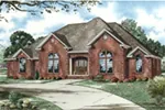 Ranch House Plan Front Image - Dudley Hill Traditional Home 055D-0818 - Search House Plans and More