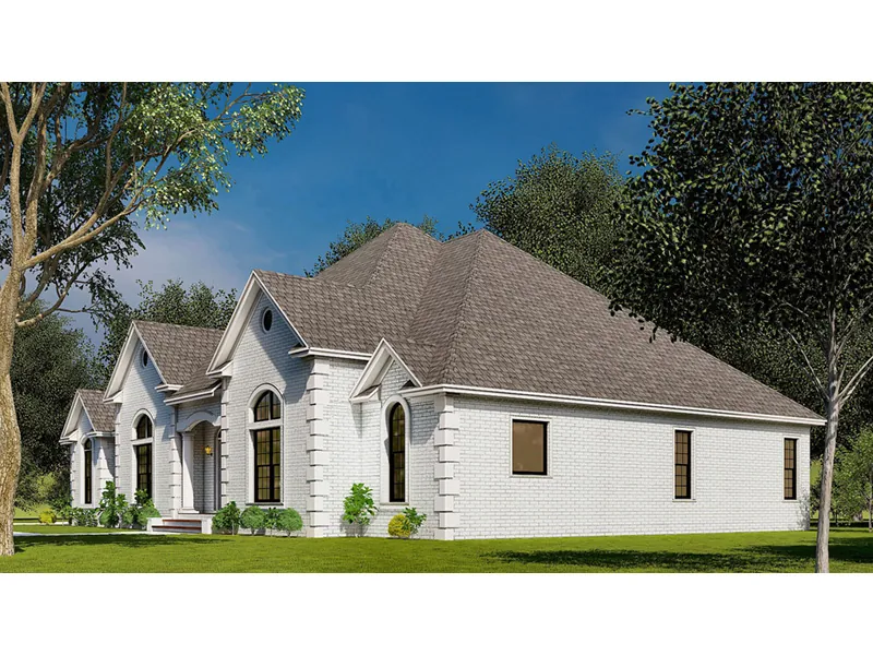 Traditional House Plan Front Photo 02 - Dudley Hill Traditional Home 055D-0818 - Search House Plans and More