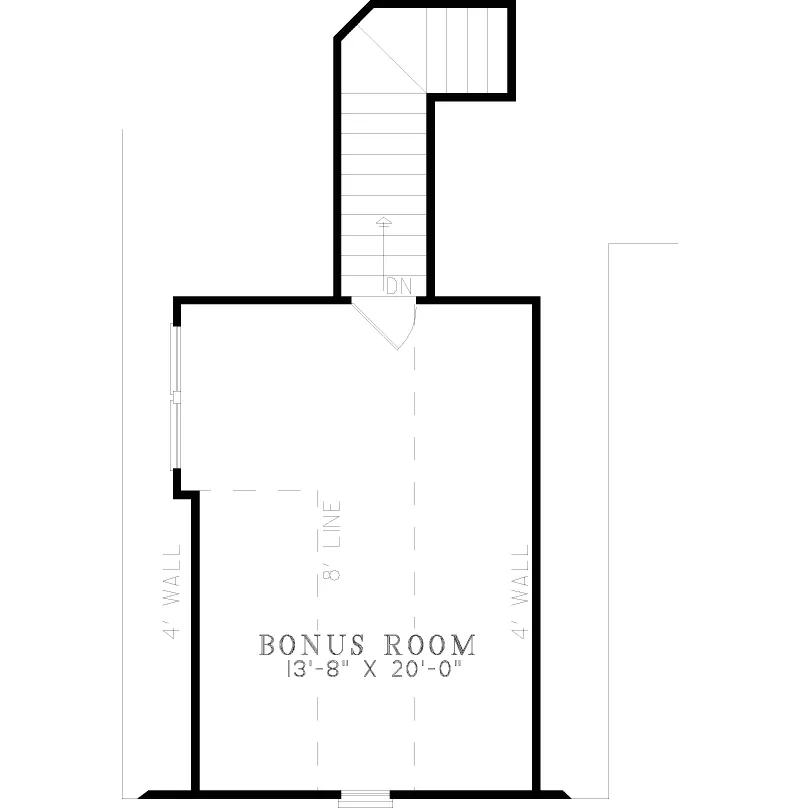 Ranch House Plan Bonus Room - Satinwood Arts And Crafts Home 055D-0837 - Shop House Plans and More