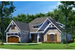 Ranch House Plan Front Photo 01 - Satinwood Arts And Crafts Home 055D-0837 - Shop House Plans and More