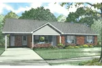 Traditional House Plan Front Image - Vandiver Ranch Home 055D-0845 - Shop House Plans and More
