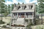 Cabin & Cottage House Plan Front of Home - Colwood Vacation Home 055D-0846 - Search House Plans and More