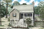 Cabin & Cottage House Plan Front of Home - Toulouse Lowcountry Cottage Home 055D-0849 - Shop House Plans and More