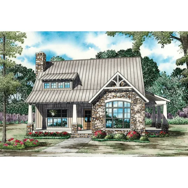 Cabin & Cottage House Plan Front of Home - Balcarra English Cottage Home 055D-0862 - Search House Plans and More