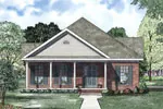 Traditional House Plan Front of Home - Shepley Country Home 055D-0867 - Shop House Plans and More