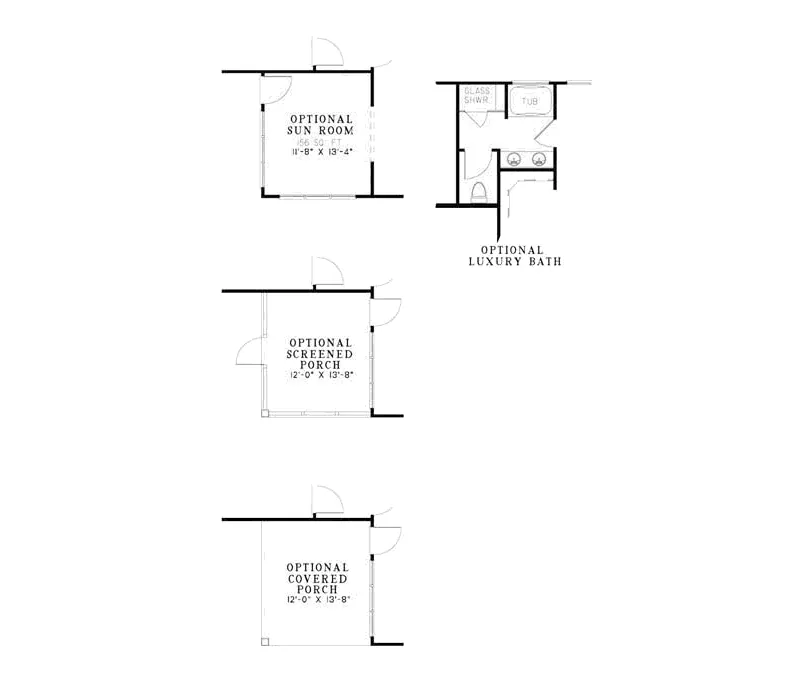 Traditional House Plan Optional Floor Plan - Shepley Country Home 055D-0867 - Shop House Plans and More