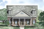 Country House Plan Front of Home - Gray Haven Southern Home 055D-0870 - Search House Plans and More