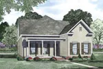 Farmhouse Plan Front of Home - Lystone Place Country Home 055D-0873 - Shop House Plans and More