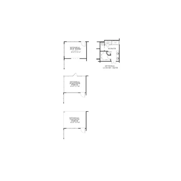 Traditional House Plan Optional Floor Plan - Lystone Place Country Home 055D-0873 - Shop House Plans and More