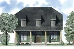 Craftsman House Plan Front of Home - Wigmore Acadian Home 055D-0876 - Shop House Plans and More
