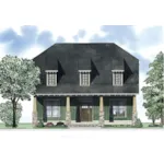 Traditional House Plan Front of Home - Wigmore Acadian Home 055D-0876 - Shop House Plans and More