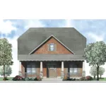 Craftsman House Plan Front of Home - Twinbrook Acadian Style Home 055D-0877 - Shop House Plans and More