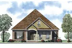 Arts & Crafts House Plan Front of Home - Melton Spring French Home 055D-0878 - Shop House Plans and More