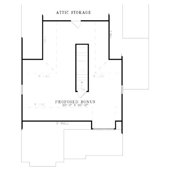 Traditional House Plan Second Floor - Wheaton Hill Cottage Home 055D-0881 - Shop House Plans and More