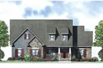Arts & Crafts House Plan Front of Home - Farmcrest Creek Craftsman Home 055D-0882 - Search House Plans and More