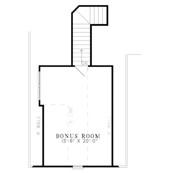 English Cottage House Plan Second Floor - Jacqueline European Home 055D-0886 - Search House Plans and More