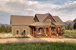Arts & Crafts House Plan Front of Home - Silvercrest Craftsman Cabin Home 055D-0891 - Shop House Plans and More